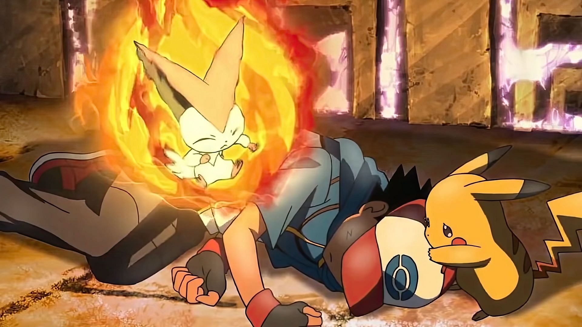 Scene from Pokemon Black: Victini and Reshiram (Image via TPC)